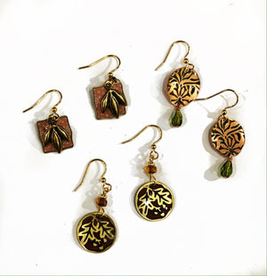 Earth Dreams Brass Earring Collection