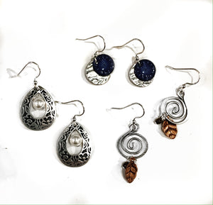 Earth Dreams: Silver Earring Collection ( ED )