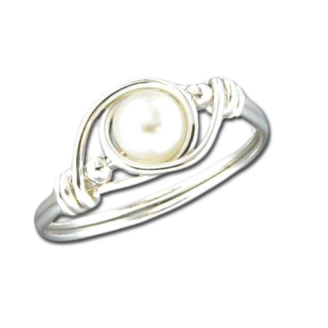 Pearl Ring: Silver 28.50