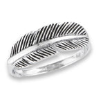RING 19: Thick Feather Ring