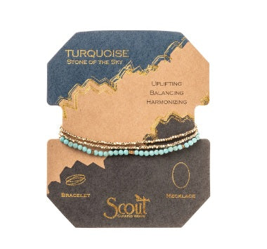 Delicate Stone Wrap Bracelets
